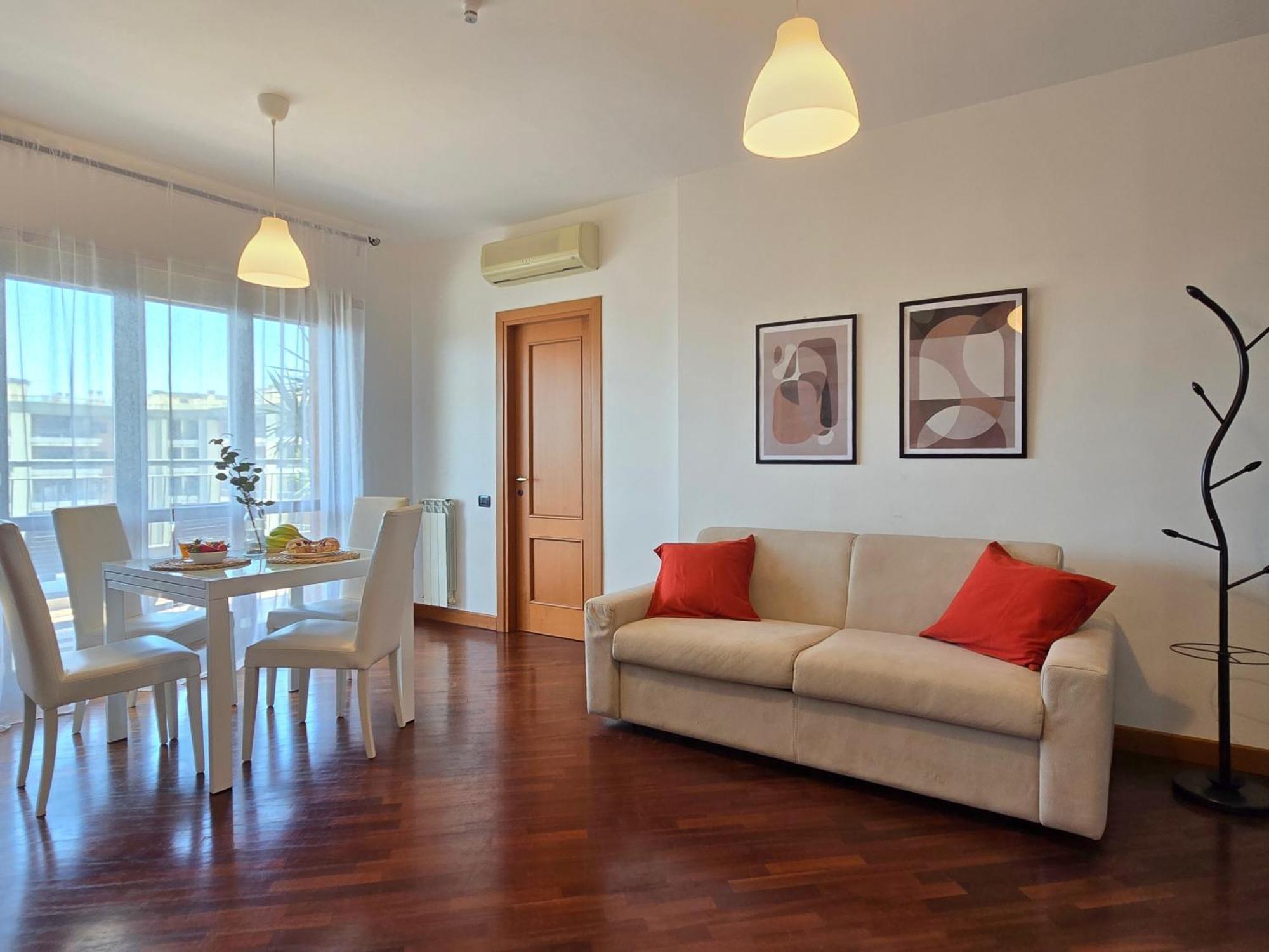 Golden Hour Apartment - Panoramic Terrace Fiumicino Buitenkant foto